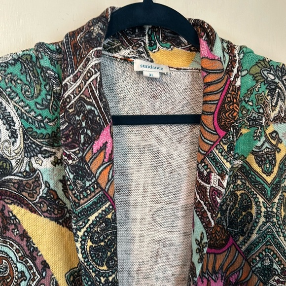 Sundance Open Long Cardigan Sweater NWOT Size XL - Picture 6 of 9